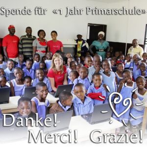 Spende für «1 Jahr Primarschule» www.ashia.ch