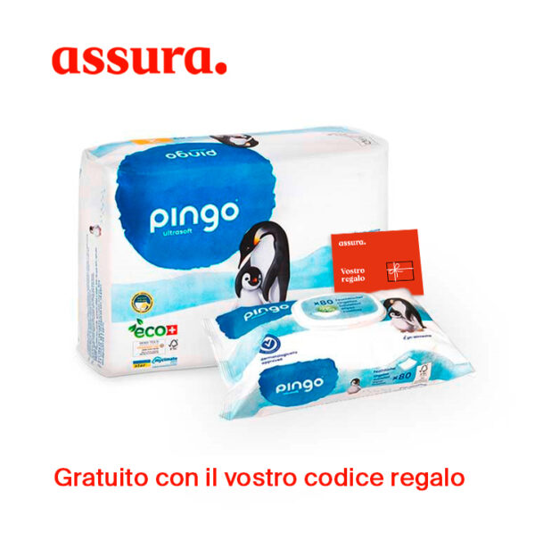 Set regalo di Assura: pannolini Pingo e salviettine umidificate